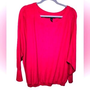 INC International Concepts Fuschia Shimmer lightweight Sweater